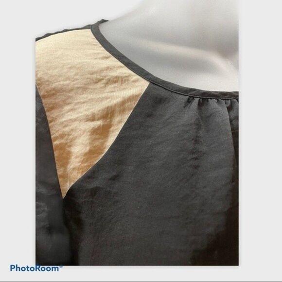 Forever 21 Black & Tan Accordion Style Dress Size Small - Picture 6 of 6